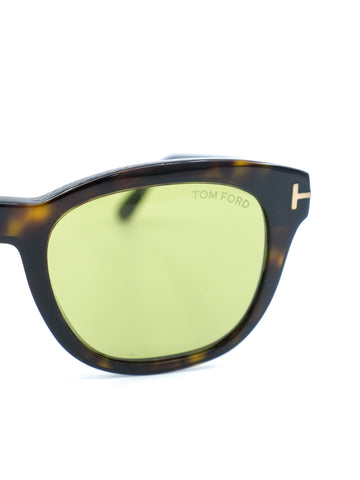 Tom Ford Dark Havana Eugenio Tortoise Sunglasses display picture 1