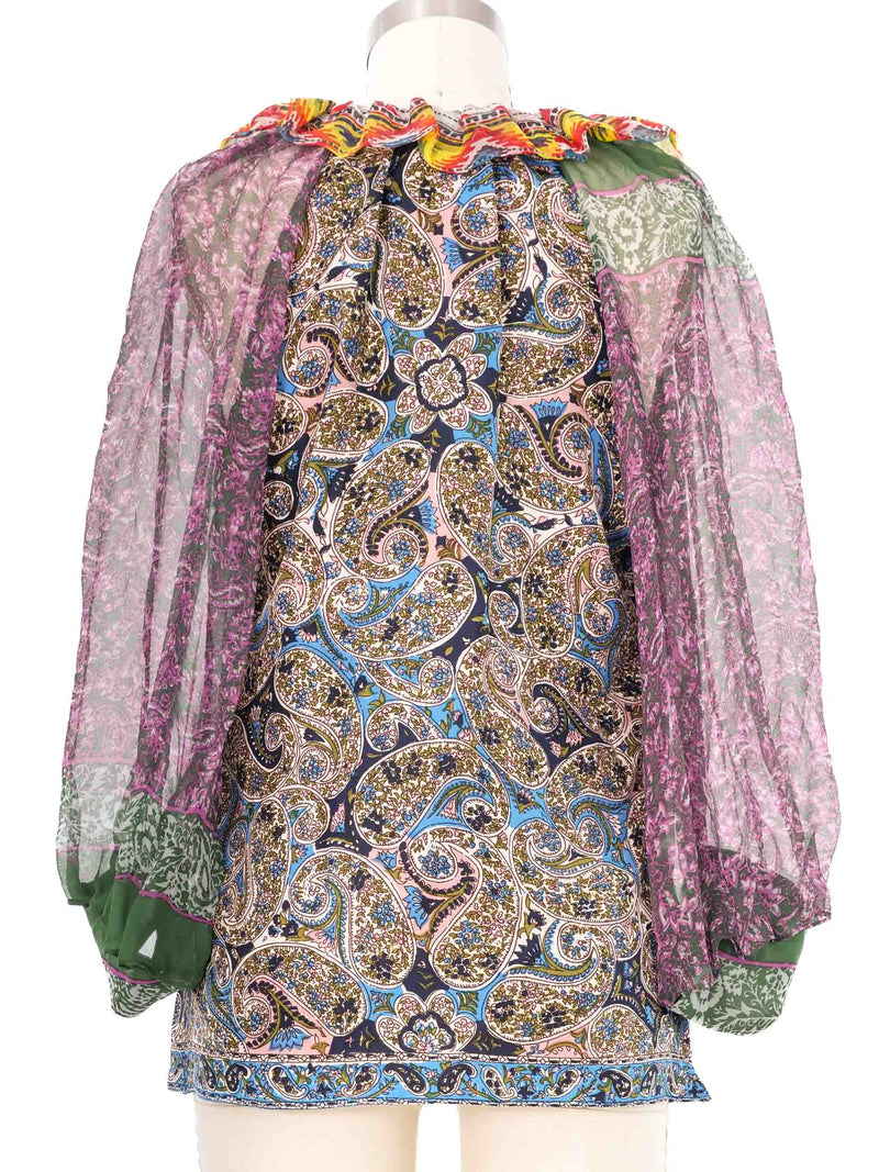 2005 Balenciaga Mixed Paisley Top Top arcadeshops.com