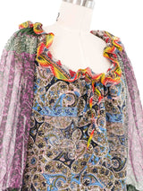 2005 Balenciaga Mixed Paisley Top Top arcadeshops.com