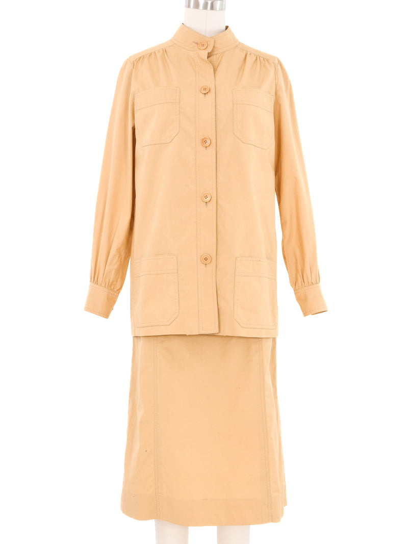 1990s Celine Utility Skirt Ensemble Suit arcadeshops.com
