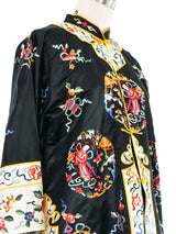 Embroidered Chinese Silk Jacket Jacket arcadeshops.com