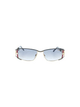 Cazal Thin Cutout Frame Sunglasses Accessory arcadeshops.com