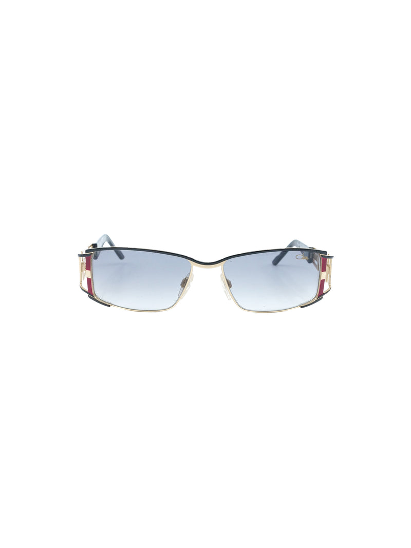 Cazal Thin Cutout Frame Sunglasses Accessory arcadeshops.com