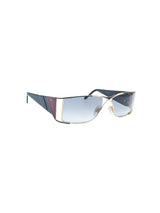 Cazal Cutout Rectangular Shield Sunglasses Accessory arcadeshops.com