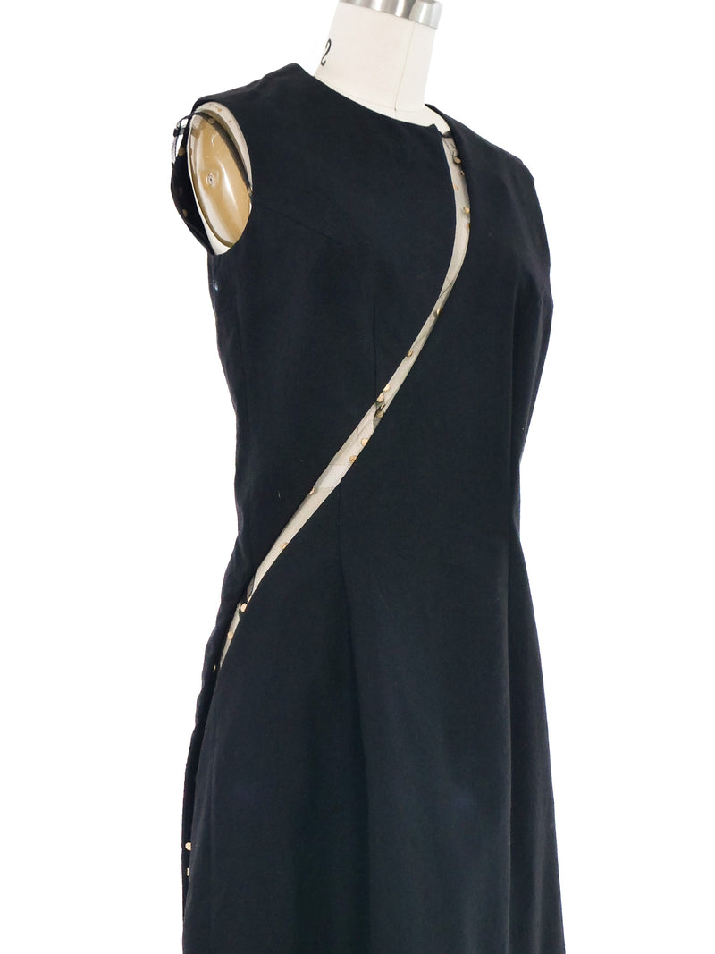1997 Comme des Garcons Cutout Net Panel Dress Dress arcadeshops.com