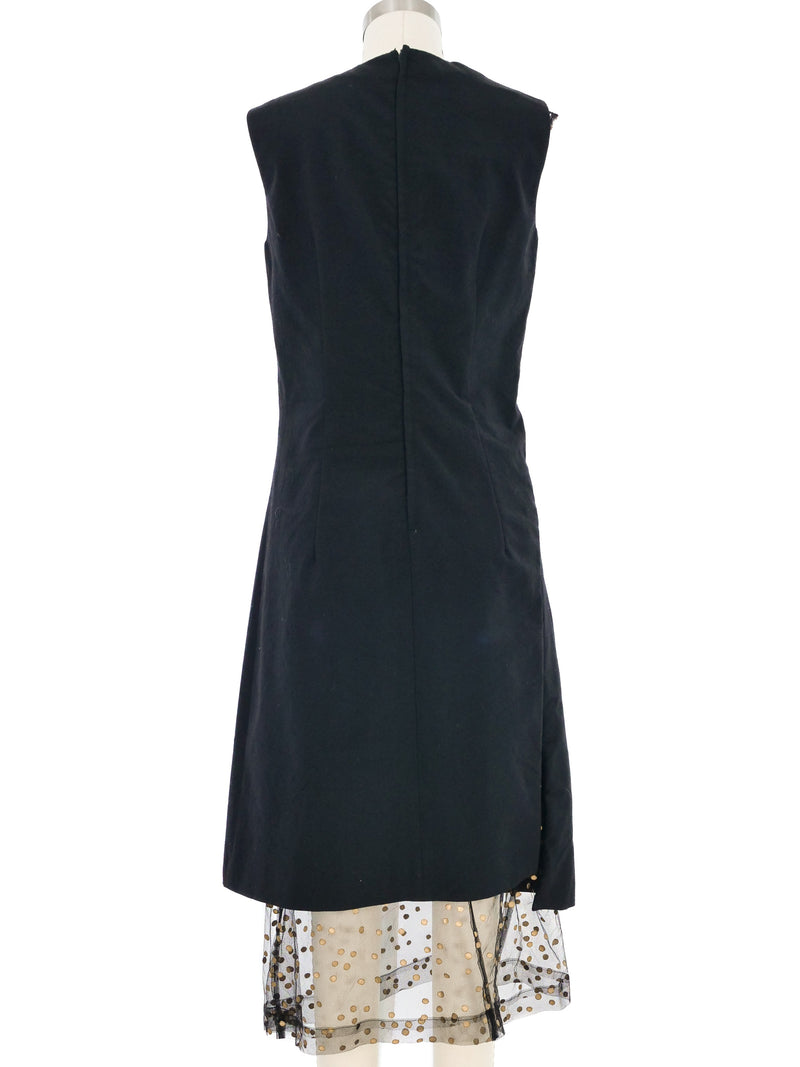 1997 Comme des Garcons Cutout Net Panel Dress Dress arcadeshops.com