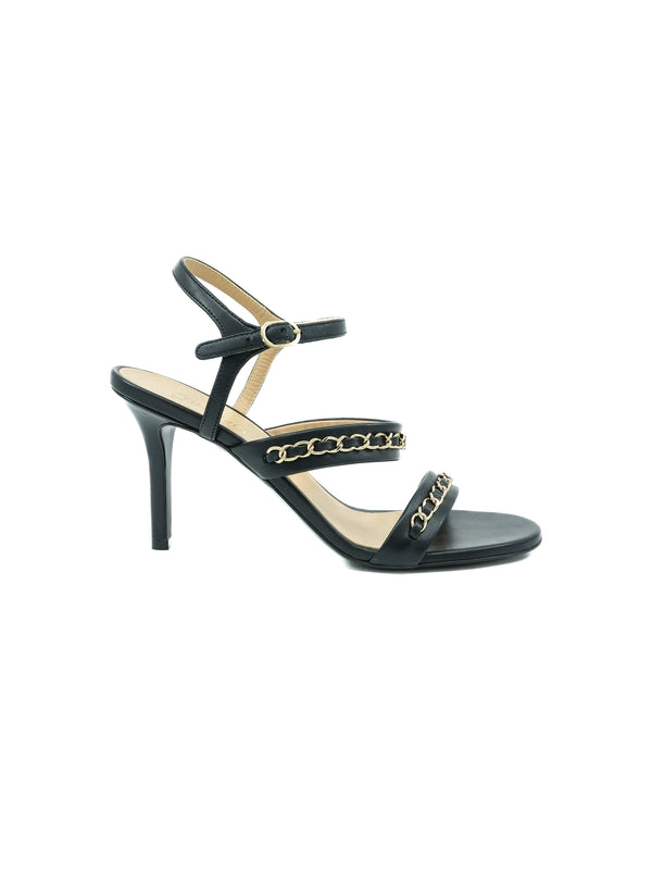 Chanel Chain Strap Sandals, 37.5 Accessory arcadeshops.com