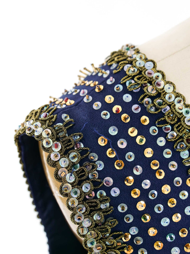 2004 Miu Miu Embellished Indigo Dress Dress arcadeshops.com