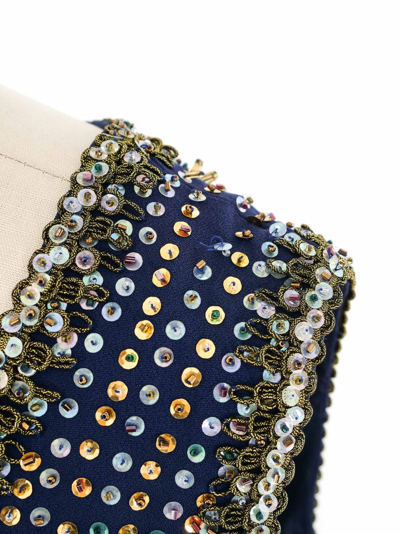 2004 Miu Miu Embellished Indigo Dress Dress arcadeshops.com