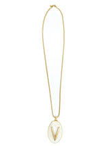 Valentino V Pendant Necklace Accessory arcadeshops.com
