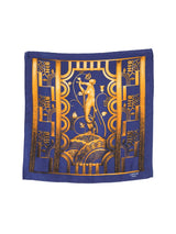 Lanvin Art Deco Silk Pocket Square Accessory arcadeshops.com