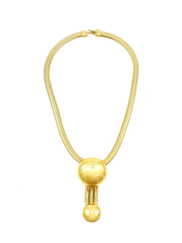 Ben Amun Goldtone Snake Chain Necklace Accessory arcadeshops.com