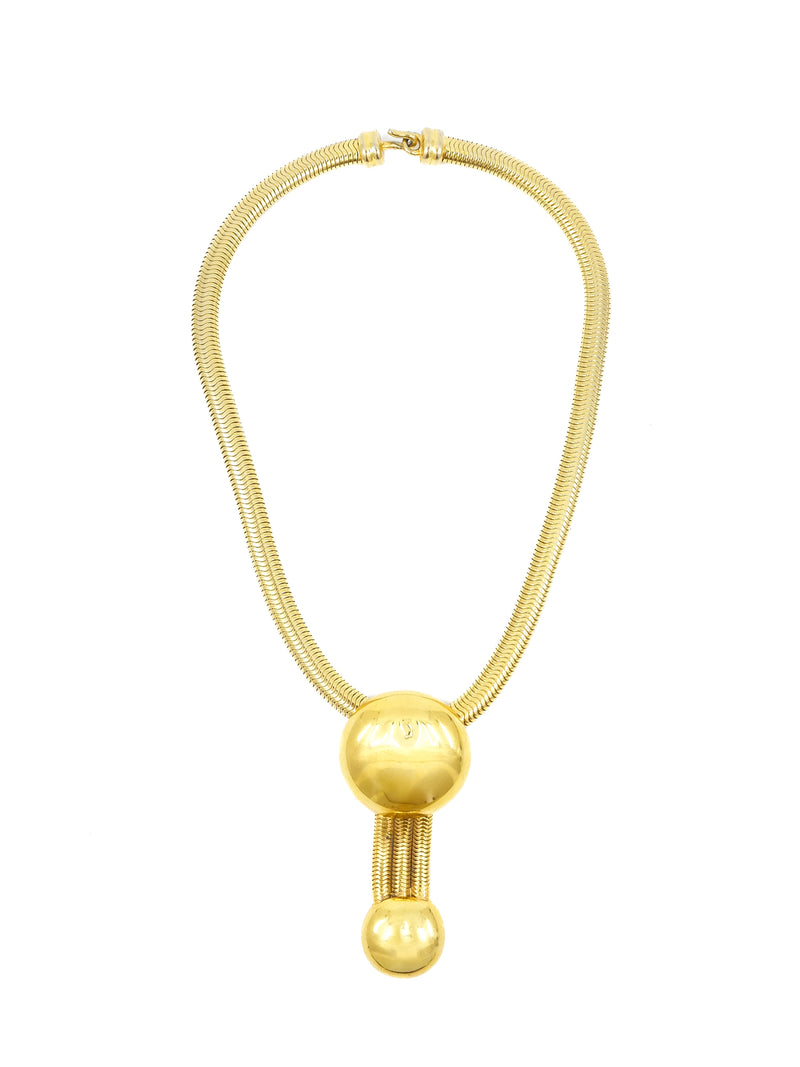 Ben Amun Goldtone Snake Chain Necklace Accessory arcadeshops.com