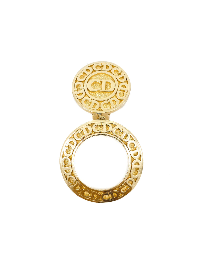 Dior Crest Drop Earrings Accessory arcadeshops.com