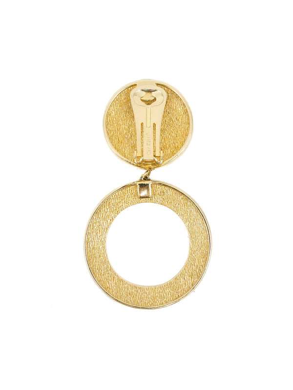 Dior Crest Drop Earrings Accessory arcadeshops.com