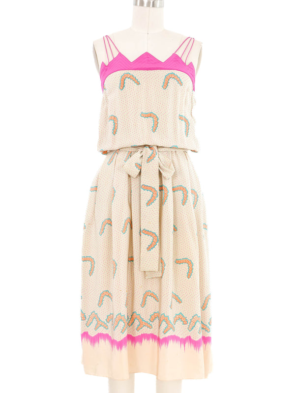Zandra Rhodes Printed Silk Tank Dress Dress arcadeshops.com