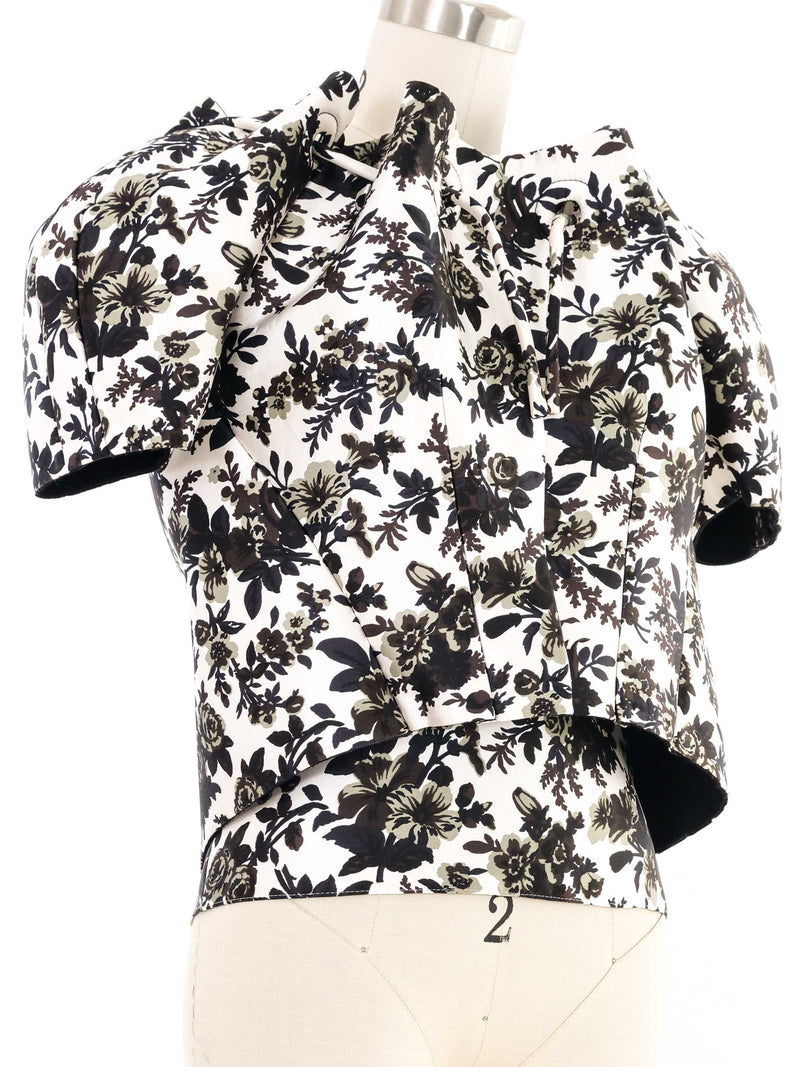 2008 Balenciaga Neoprene Sculpted Jacket and Top