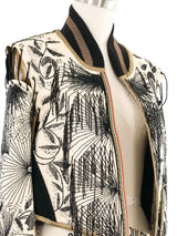 2003 Jean Paul Gaultier Beaded Fringe Embroidered Jacket