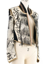 2003 Jean Paul Gaultier Beaded Fringe Embroidered Jacket