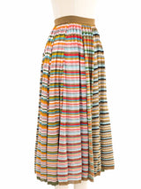 Chanel Rainbow Knit Midi Skirt Bottom arcadeshops.com