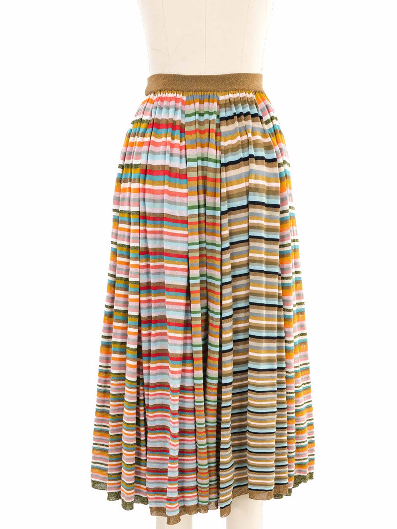 Chanel Rainbow Knit Midi Skirt Bottom arcadeshops.com