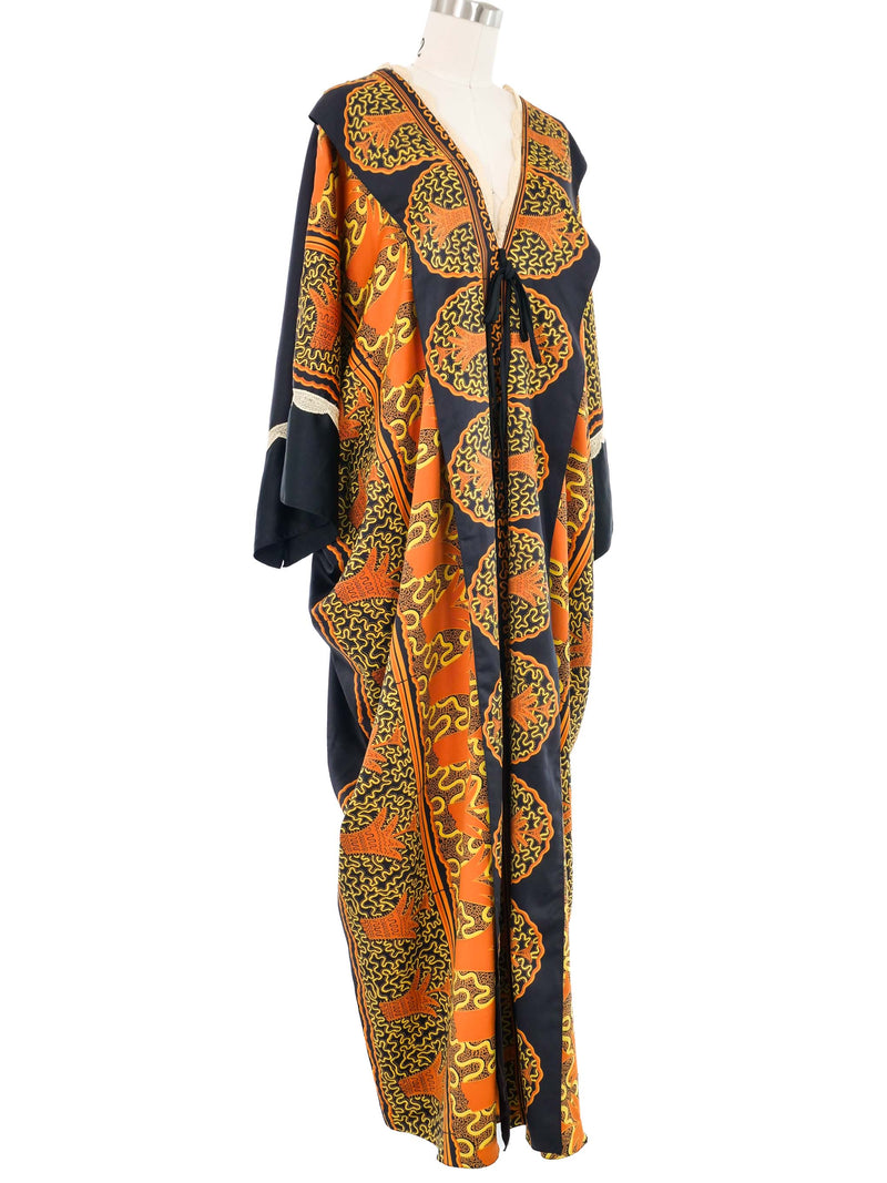 Zandra Rhodes Graphic Printed Caftan