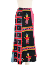 Alley Cat Betsey Johnson Graphic Knit Skirt Bottom arcadeshops.com