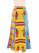 Alley Cat Betsey Johnson Graphic Knit Skirt Bottom arcadeshops.com
