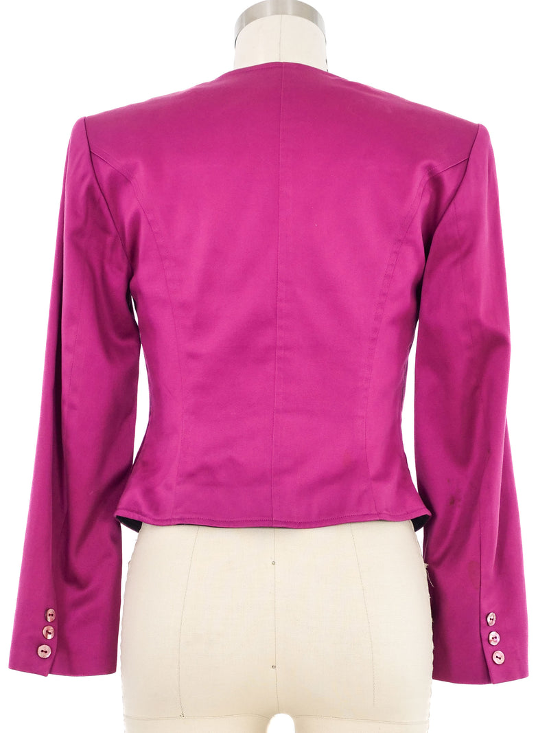 Kenzo Magenta Bustier Jacket