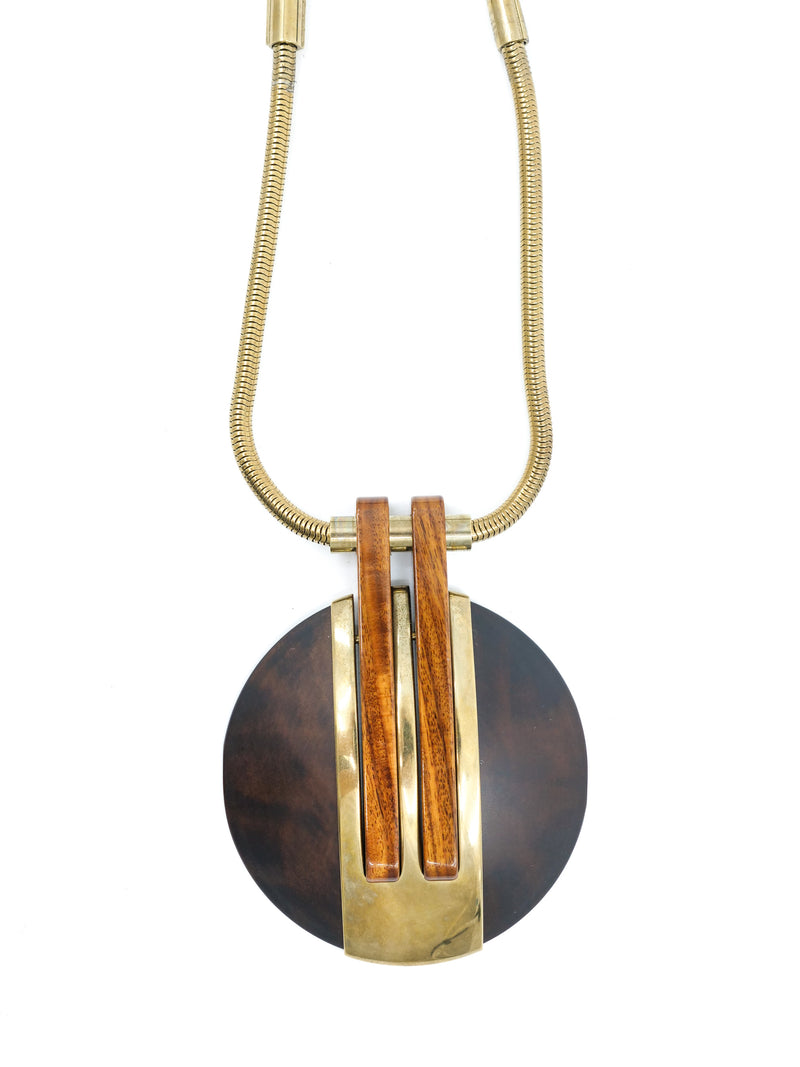 2014 Lanvin Oversized Pendant Necklace
