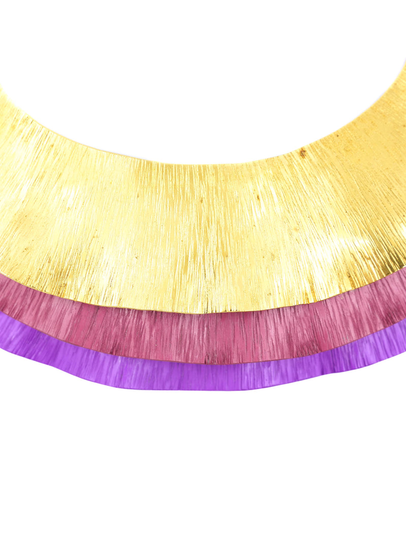 Helene Safire Multicolor Collar Bracelet Earring Set