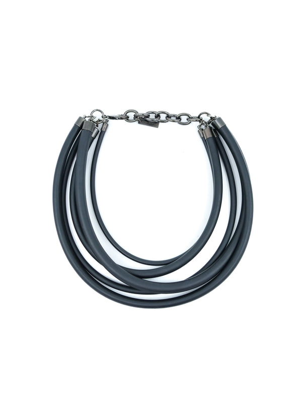 Junya Watanabe Layered Rubber Tube Collar Accessory arcadeshops.com