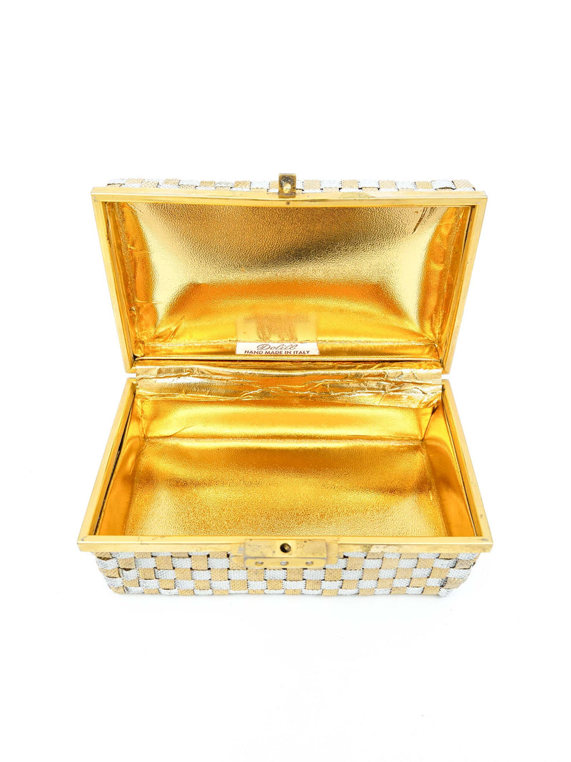 1960s Woven Metal Box Bag Accessory arcadeshops.com