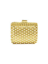 Rodo Pearl Beaded Wire Clutch