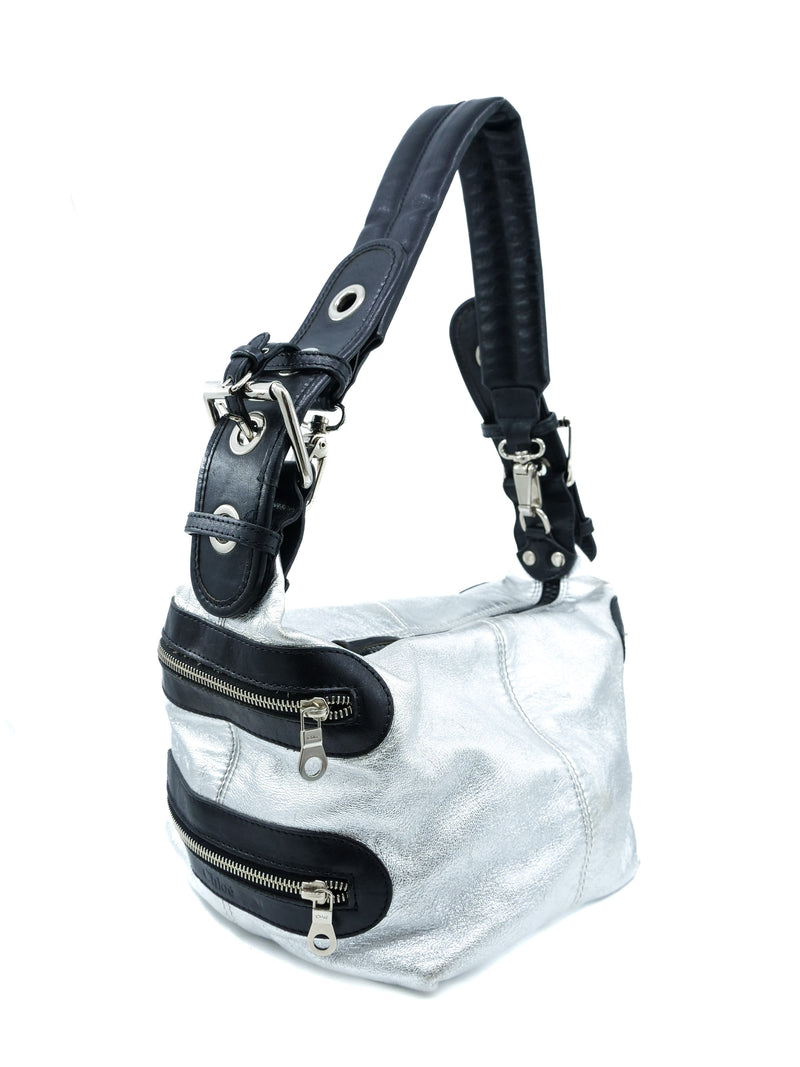2004 Chloe Silver Camera Bag