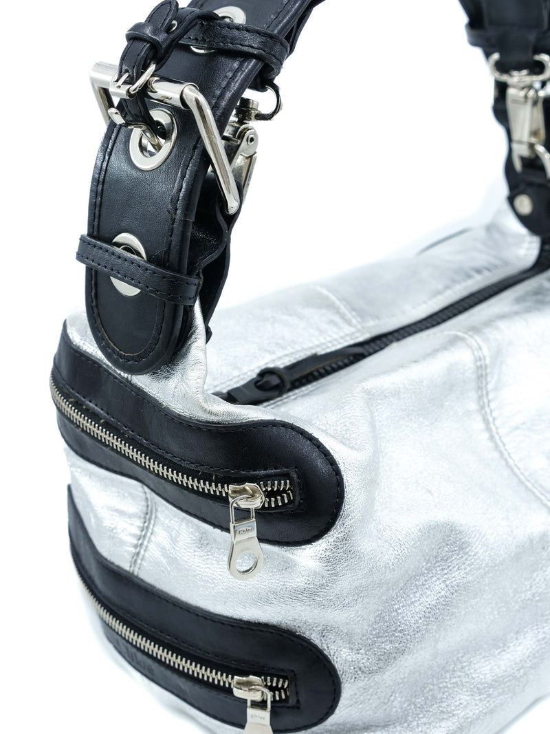 2004 Chloe Silver Camera Bag