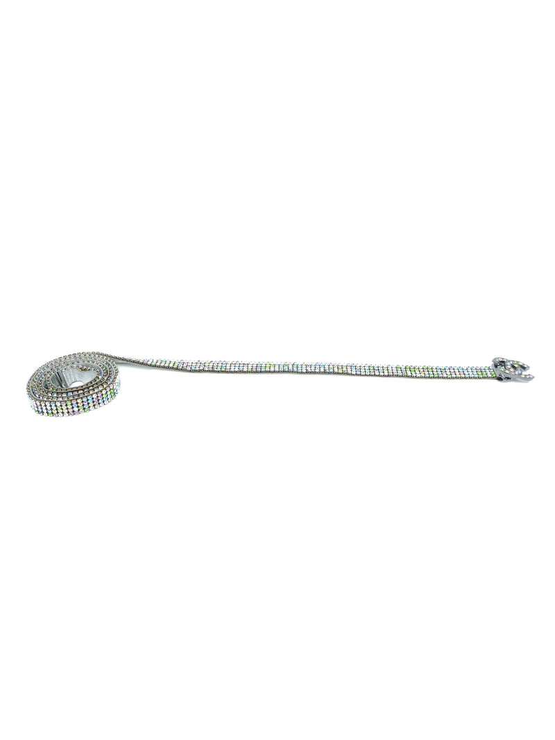 2005 Chanel Multicolor Skinny Rhinestone Belt Accessory arcadeshops.com