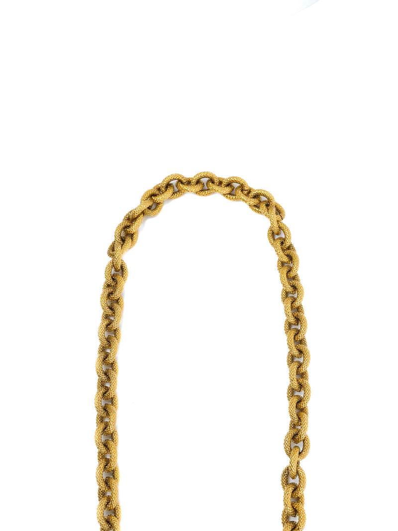 1991 Chanel Magnifying Glass Pendant Necklace Accessory arcadeshops.com