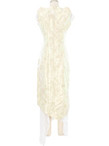 Masaki Matsushima Metallic Brocade Exposed Slip Dress Dress arcadeshops.com