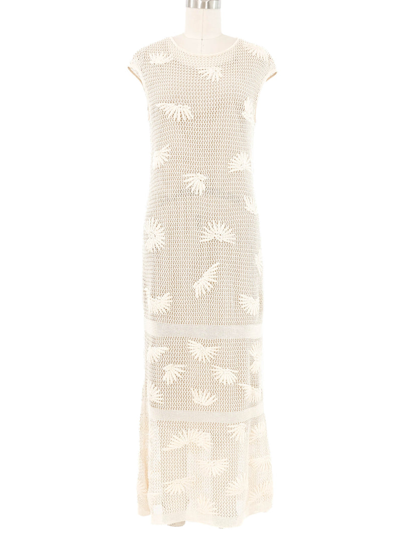 2017 Chanel Crochet Maxi Dress 2017 Chanel Crochet Maxi Dress