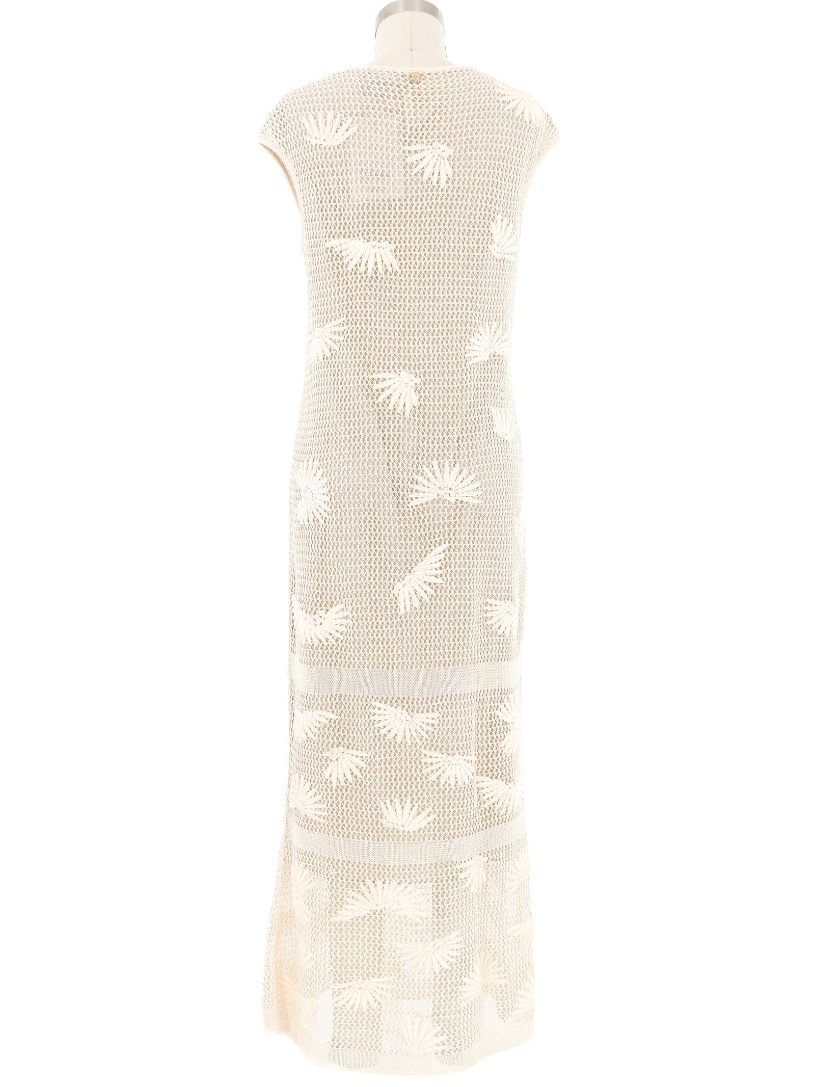 2017 Chanel Crochet Maxi Dress