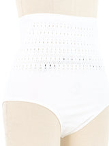 Alaia Vienne White Bikini Bottoms Bottom arcadeshops.com