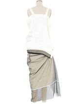2022 Maison Margiela Padded Mesh Overlay Dress Dress arcadeshops.com