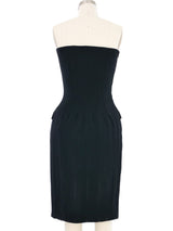 2001 Balenciaga Strapless Boned Suiting Dress Dress arcadeshops.com