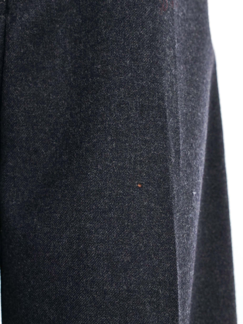 Vivienne Westwood Ultra High Waist Charcoal Wool Strapless Jumpsuit Jumpsuit arcadeshops.com