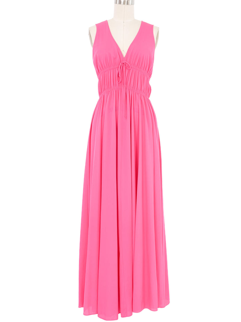 1970s John Kloss Hot Pink Lounge Dress Dress arcadeshops.com