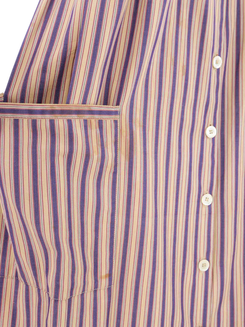 Yves Saint Laurent Striped Sleeveless Tent Dress Dress arcadeshops.com