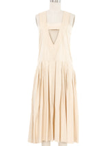 1920s Cotton Pleat Dress Dress arcadeshops.com