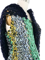 Susan Cianciolo RUN 4 1997 Multi Knit Hooded Vest Jacket arcadeshops.com