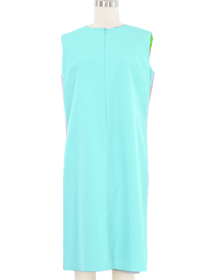 2000 Junya Watanabe Colorblock Technical Zip Reversible Dress Dress arcadeshops.com